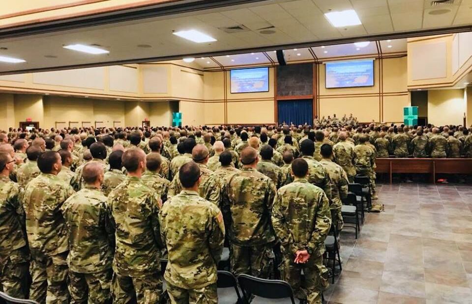 Chapel Service At Ft. Leonard Wood